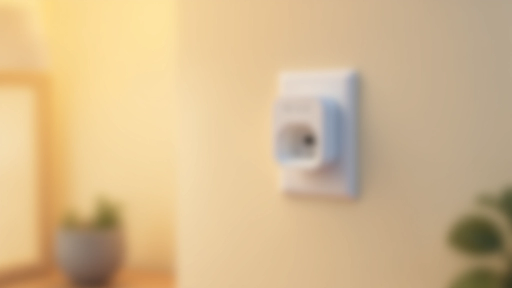 Smart plug adapter inserted into a wall outlet with indication light visible, ready for device connection
